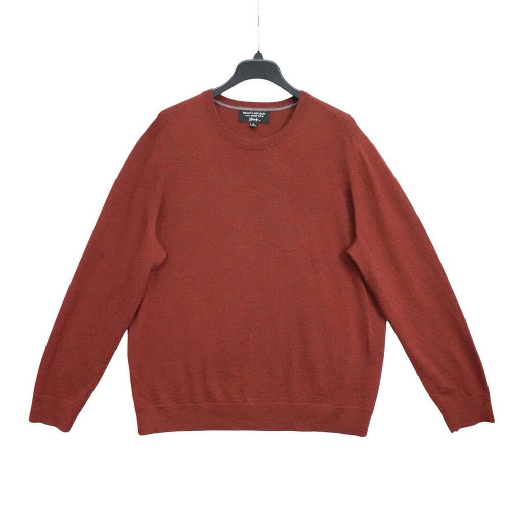 Banana Republic Sweater Size XL Men’s Italian Merino Yarn by Baruffa Pullover